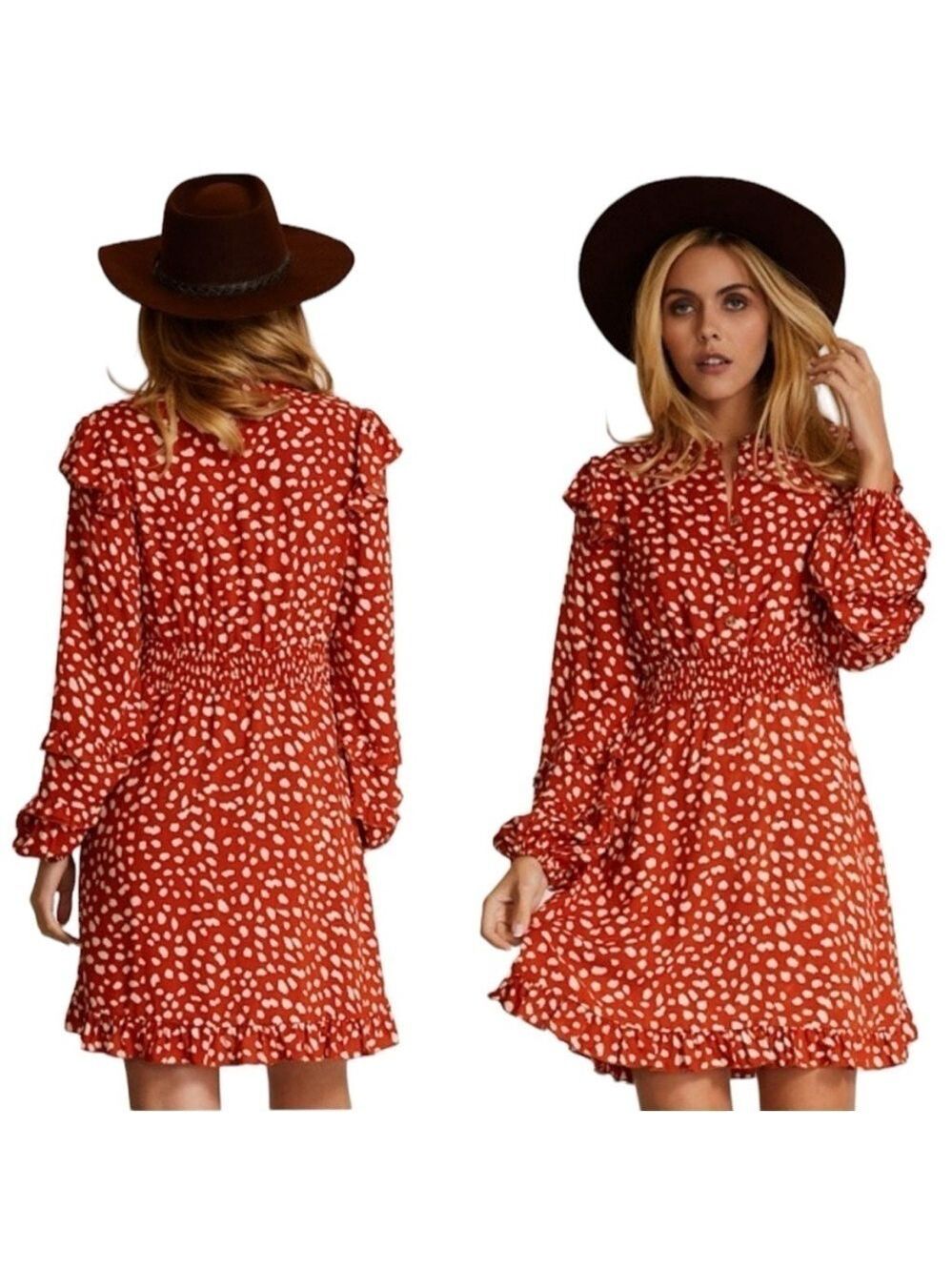Miss sparkling Red Polka Dot Dress